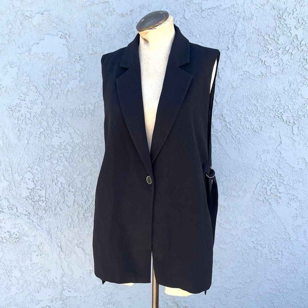 Zara Oversized Vest Sleeveless Blazer Size medium